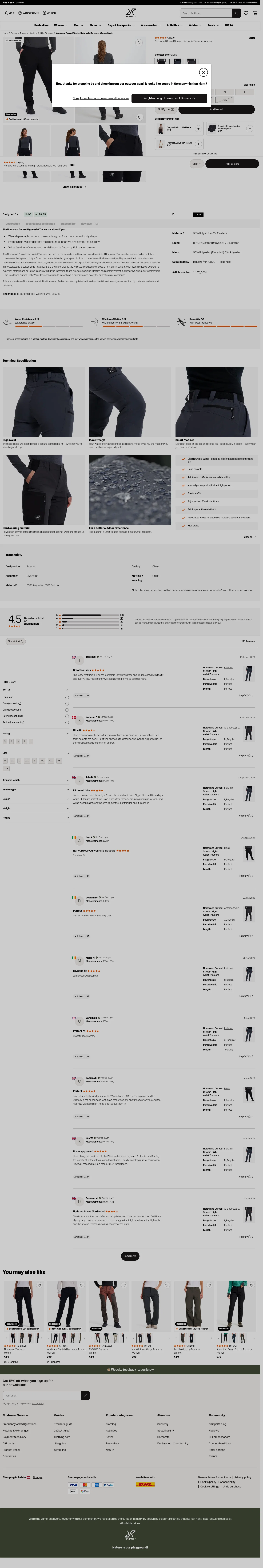 revolutionrace.eu/women/trousers/walking-hiking-trousers/nordwand-curved-stretch-high-waist-pants-women on desktop