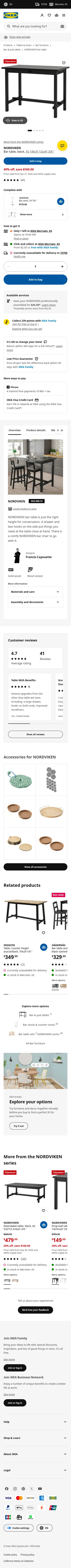 ikea.com/us/en/p/nordviken-bar-table-black-00368814 on mobile