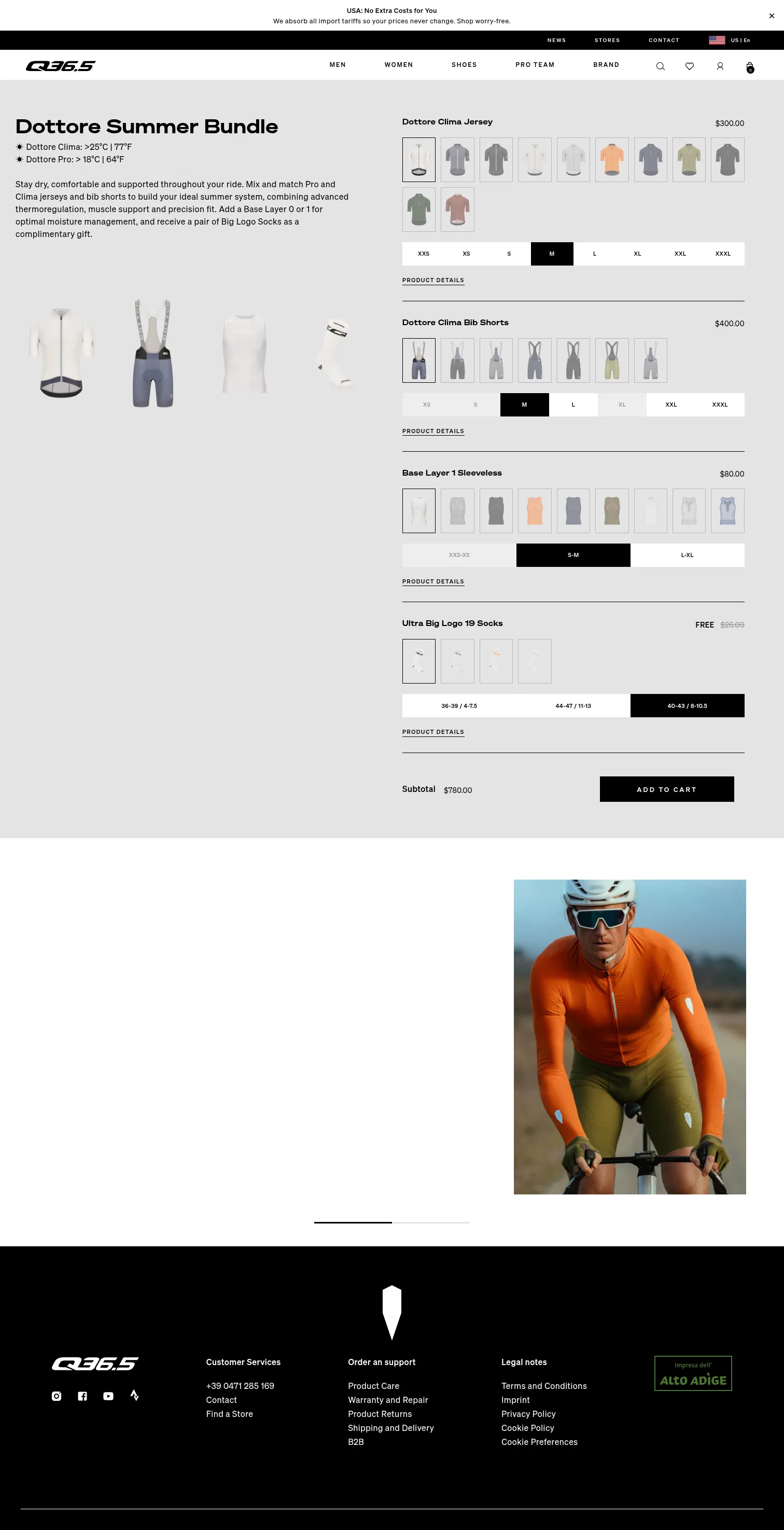 q36-5.com/en-us/c/bundles/dottore-summer on desktop, full screenshot