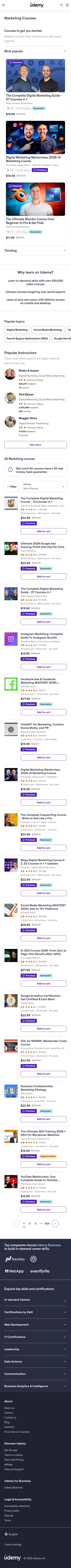 udemy.com/courses/marketing on mobile