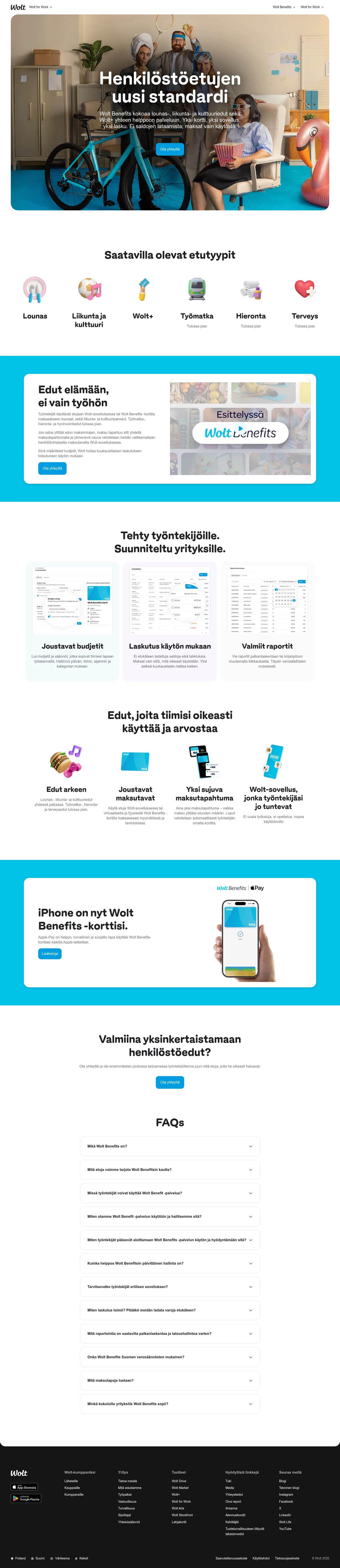 corporate.wolt.com/pages/fi/fin/wolt-for-work/wolt-benefits on desktop, full screenshot