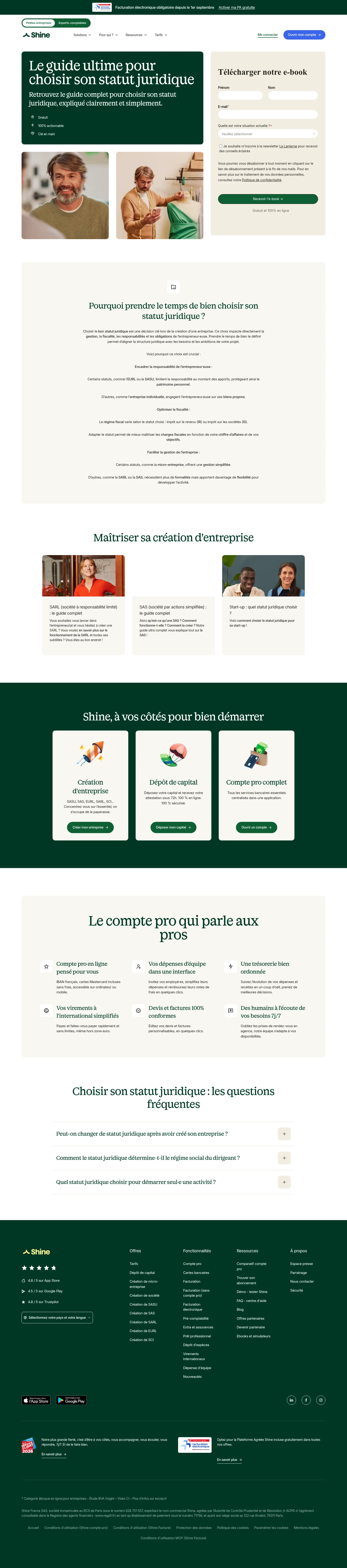 shine.fr/ebook-choisir-son-statut-juridique on desktop