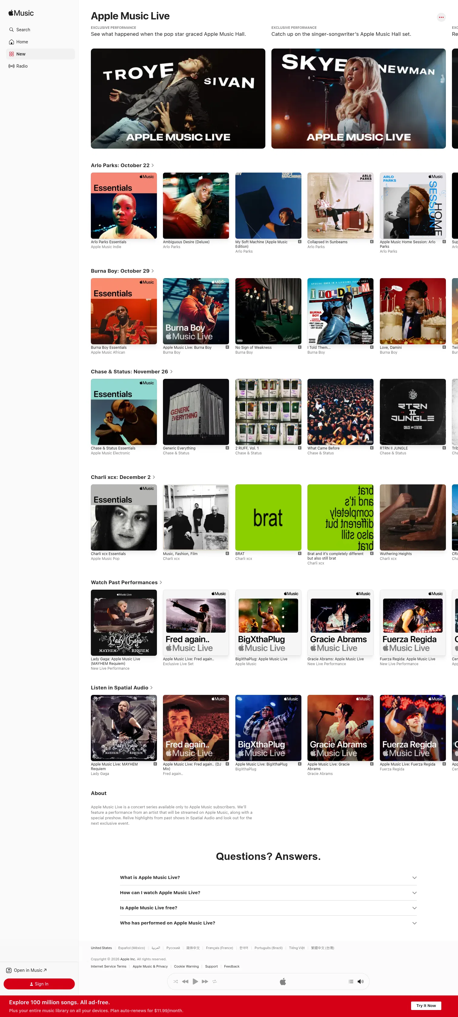 music.apple.com/us/curator/apple-music-live/1649426593 on desktop, full screenshot