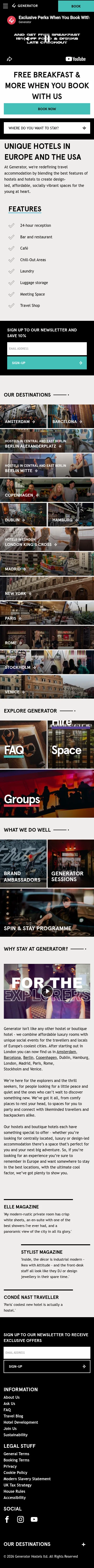 staygenerator.com on mobile