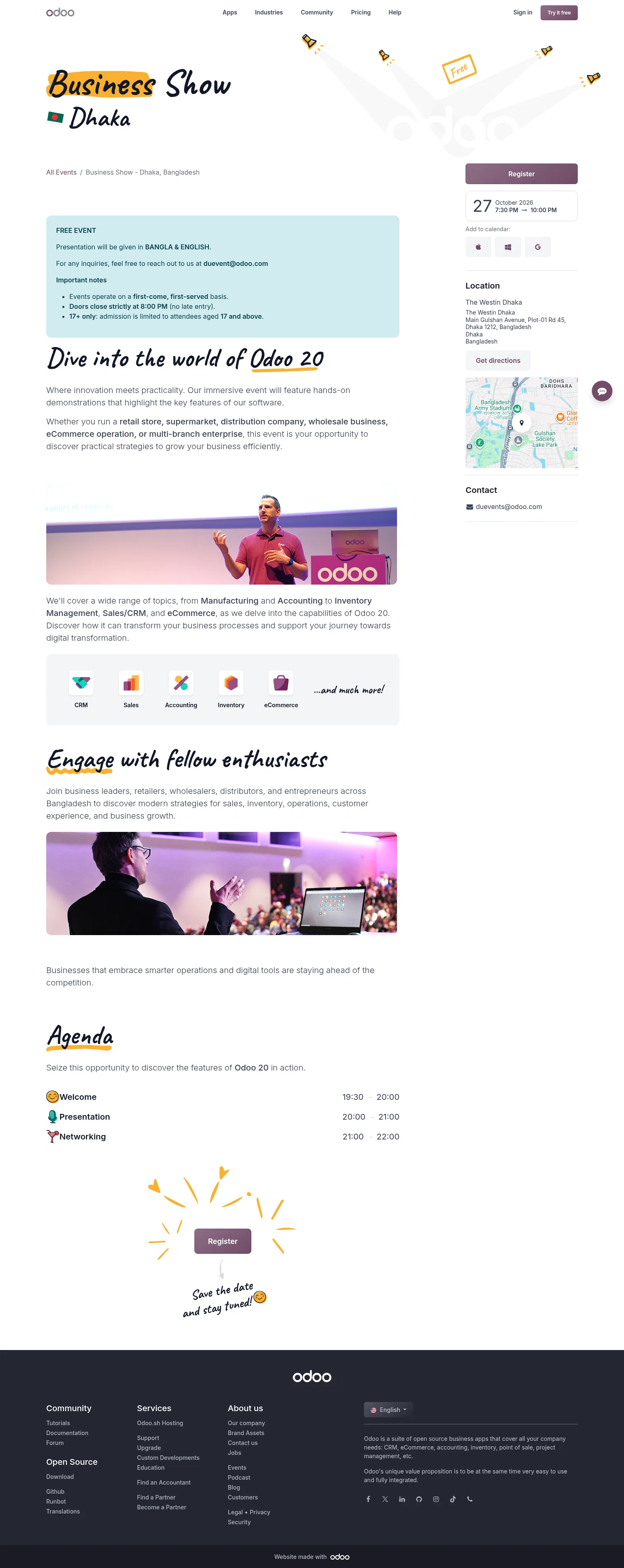 odoo.com/event/business-show-dhaka-bangladesh-11921/register on desktop