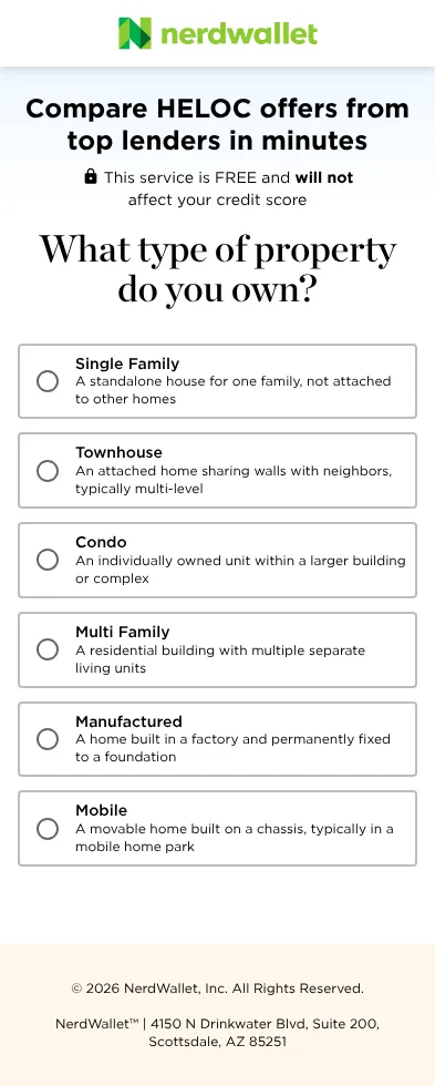 nerdwallet.com/prequalify/m/mortgage-heloc/lp1 on mobile, full screenshot