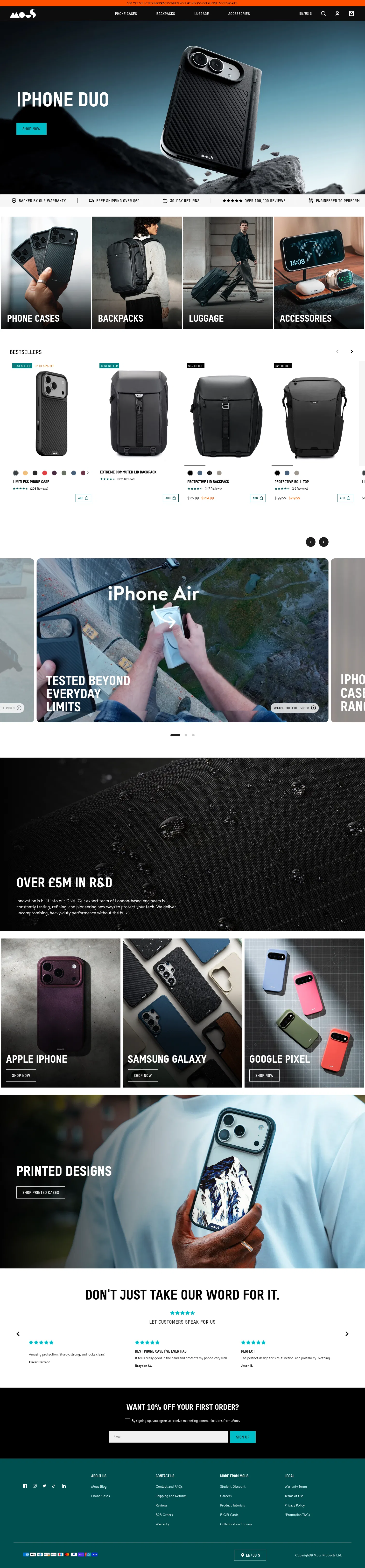 mous.co on desktop, full screenshot