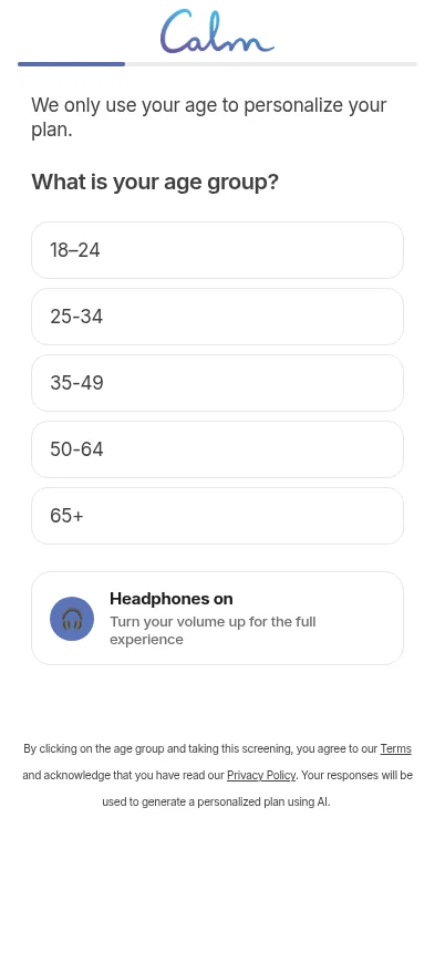 quiz.calm.com/calm-c82a3 on mobile