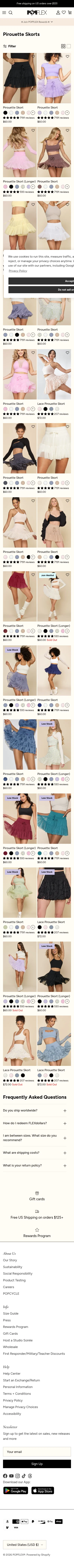 popflexactive.com/collections/pirouette-skorts on mobile