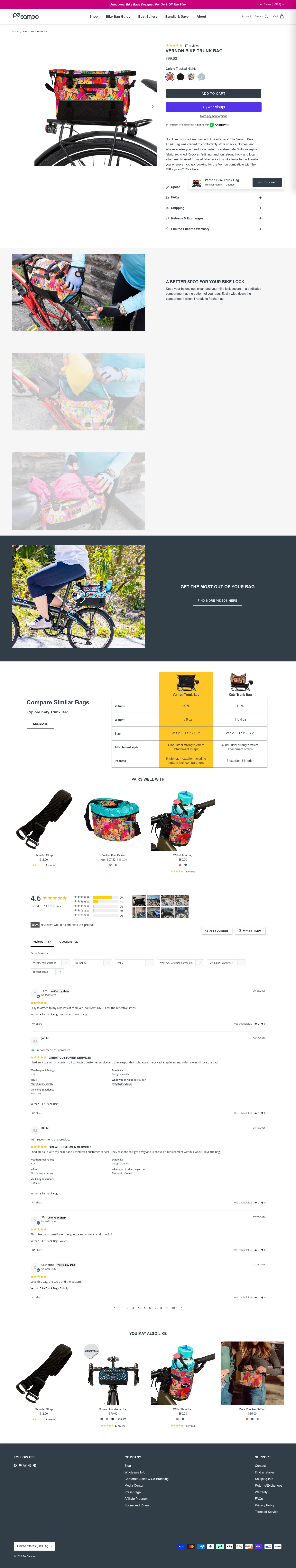 pocampo.com/products/vernon-bike-trunk-bag on desktop