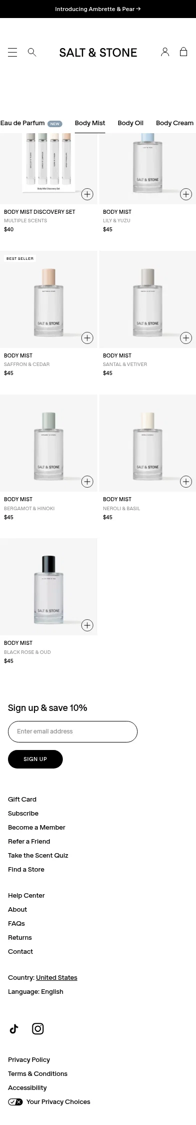 saltandstone.com/collections/body-mist on mobile