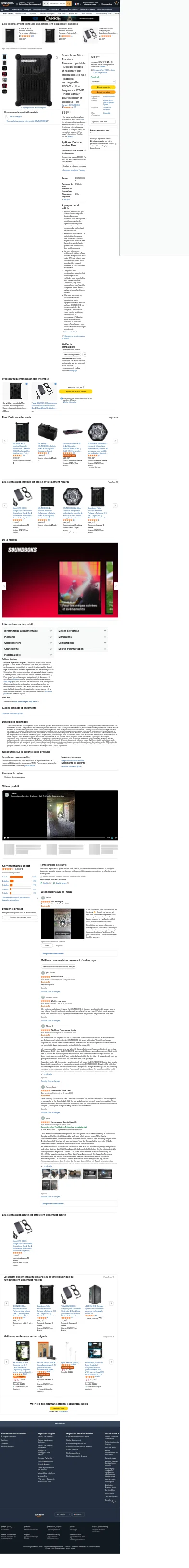 amazon.fr/Soundboks-Mix-rechargeable-Ultra-bruyante-Haut-parleur/dp/B0GLP3S87Y on mobile