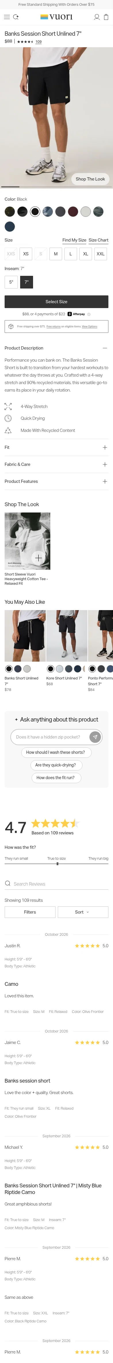 vuoriclothing.com/products/banks-session-short-7-black on mobile