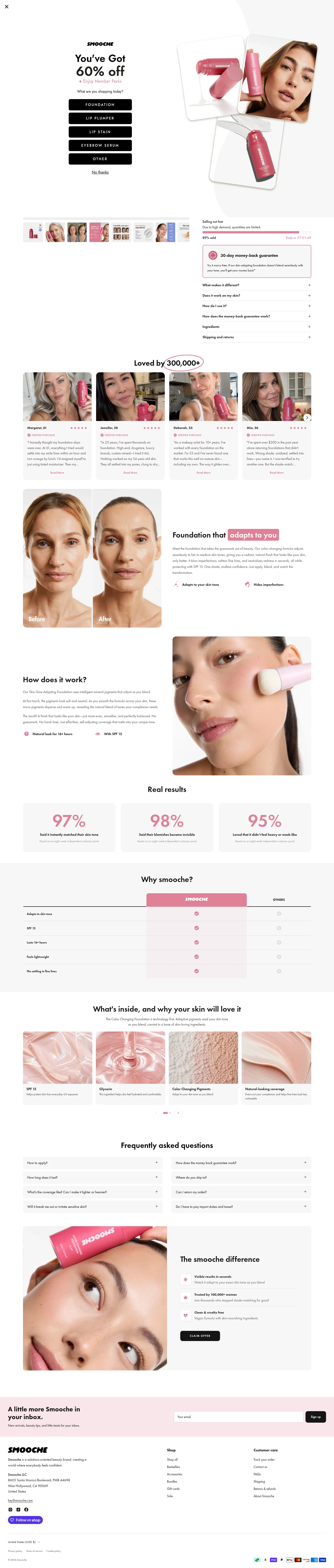 Smooche landing page