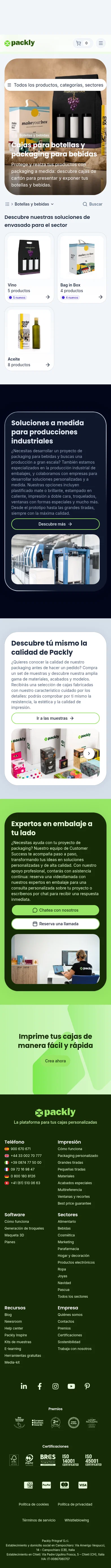 pack.ly/es/sectores/cajas-botellas-bebidas on mobile