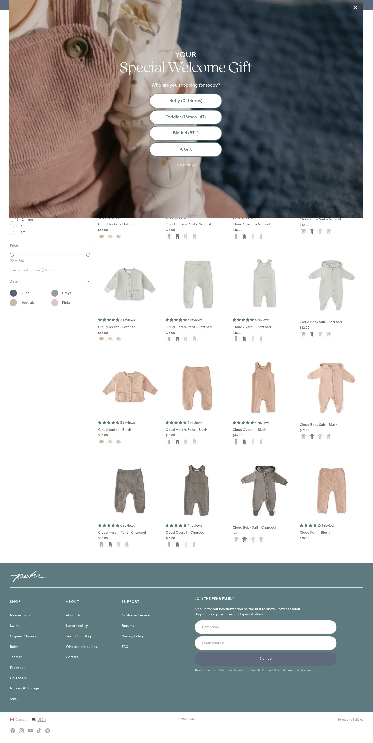 pehr.com/collections/cloud on desktop, full screenshot