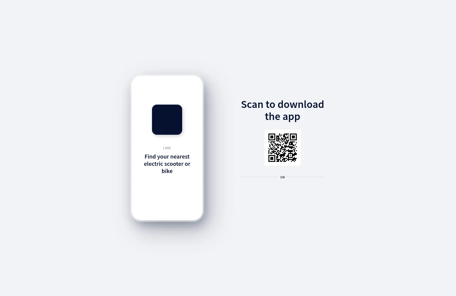 Lime landing page