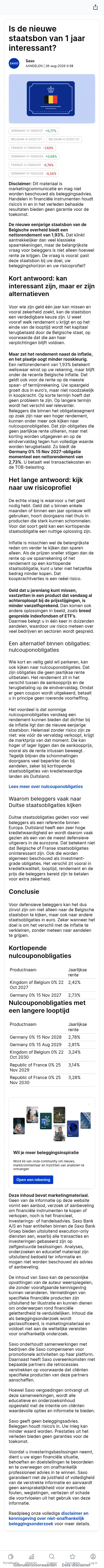 saxoinvestor.be/sim/investor-demo/InvestorDemo-NL-BE/article/9c86580d-a877-41bc-a4c1-ee406aab6cc1 on mobile, full screenshot
