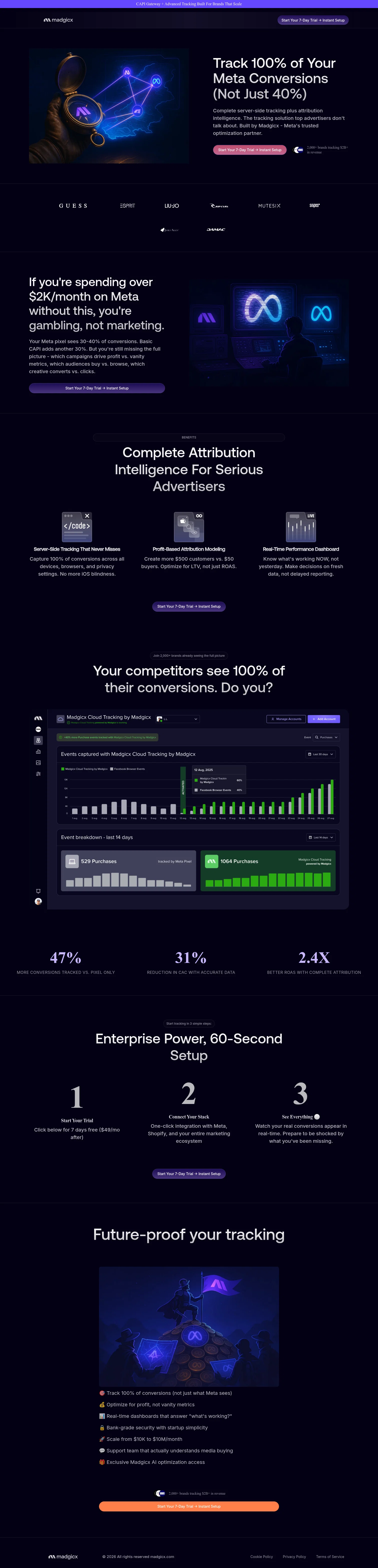 madgicx.com/offer/tracking on desktop