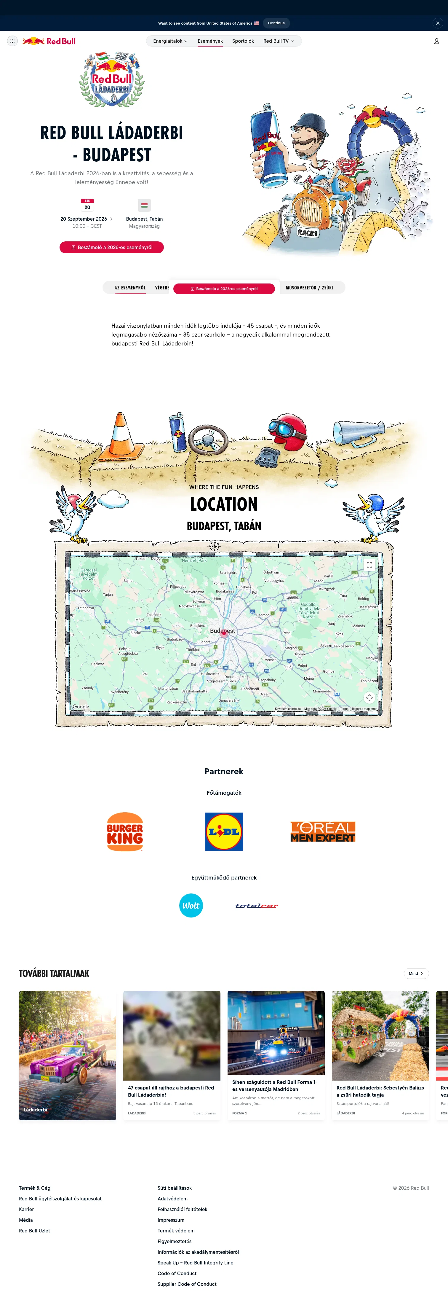 redbull.com/hu-hu/events/red-bull-ladaderbi-budapest on desktop, full screenshot