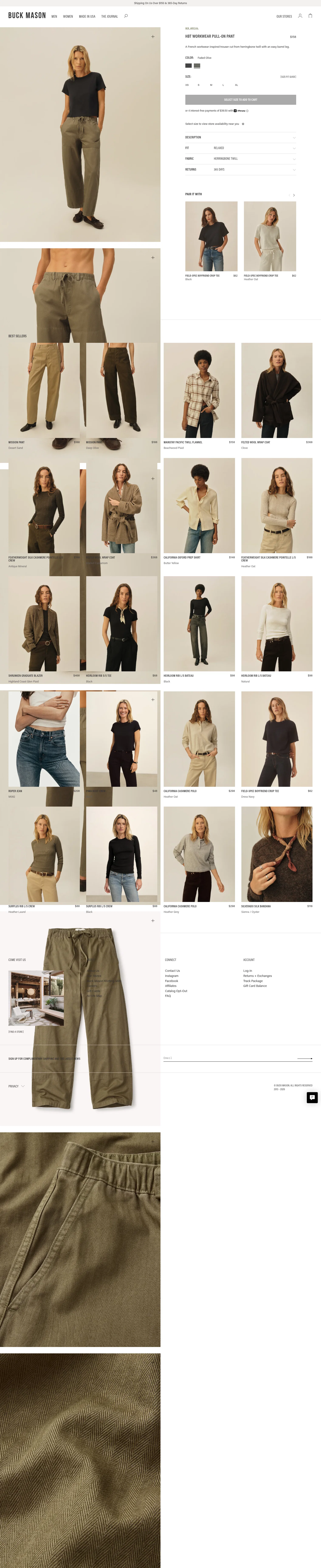 buckmason.com/products/faded-olive-hbt-workwear-pull-on-pant on desktop