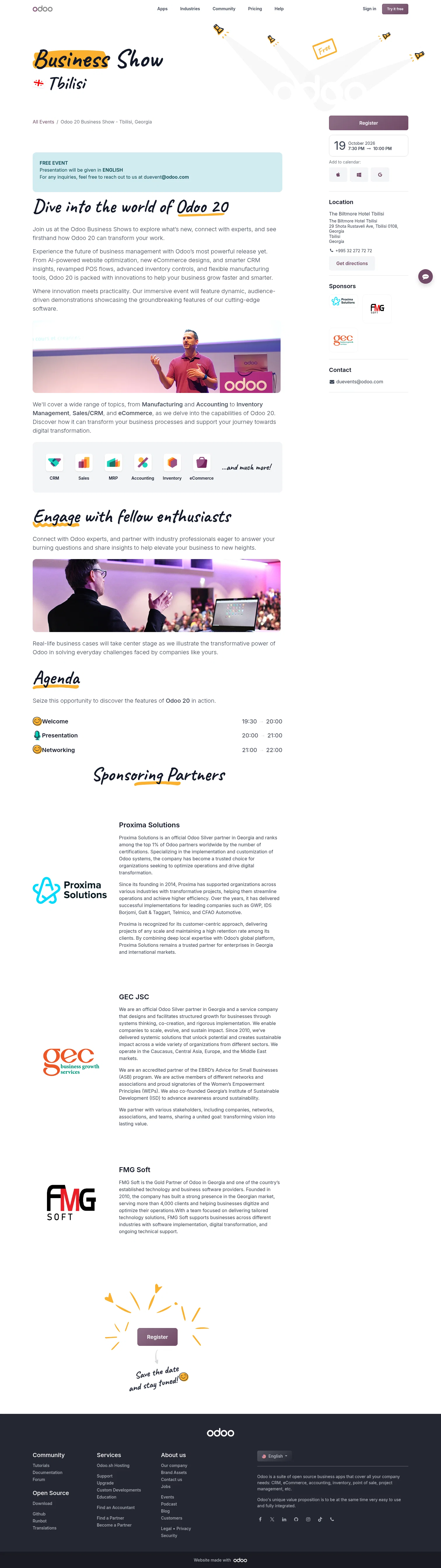odoo.com/event/odoo-20-business-show-tbilisi-georgia-11376/register on desktop