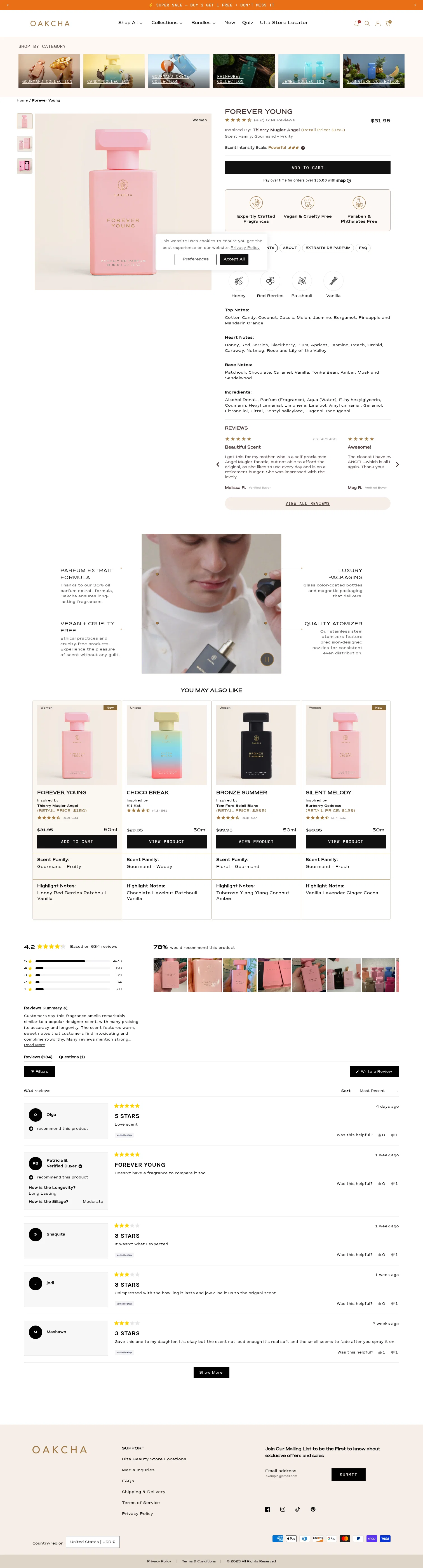 oakcha.com/products/forever-young on desktop