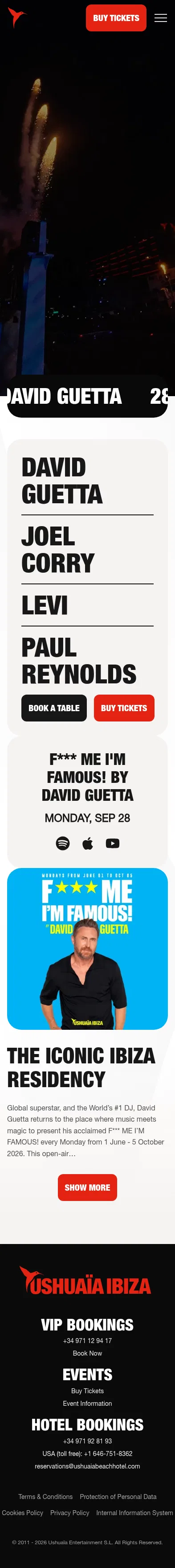 theushuaiaexperience.com/club/en/events/2026/fmif-david-guetta/2026-09-28 on mobile, full screenshot