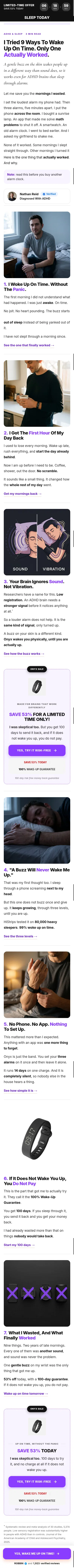 histrips.com/pages/adhd_lis1 on mobile, full screenshot