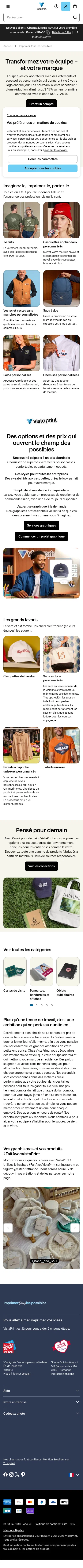 vistaprint.fr/imprimez-tous-les-possibles/vetements on mobile