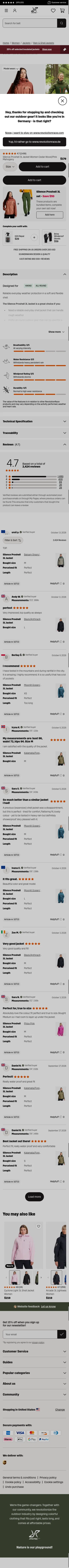 revolutionrace.com/women/jackets/shell-jackets/silence-proshell-3l-jacket-women on mobile