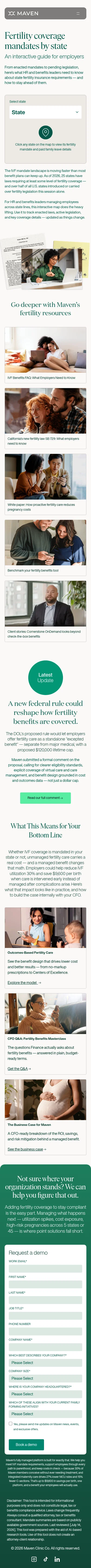 mavenclinic.com/lp/ivf-map on mobile