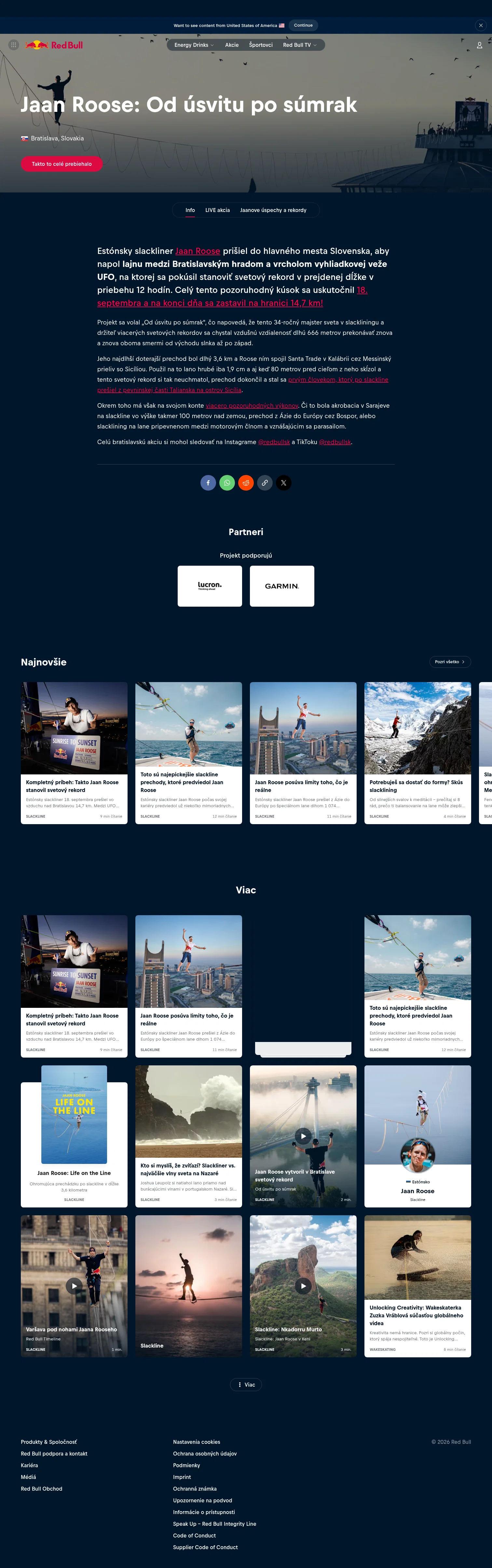 redbull.com/sk-sk/projects/jaan-roose-od-usvitu-po-sumrak-slackline-bratislava on desktop