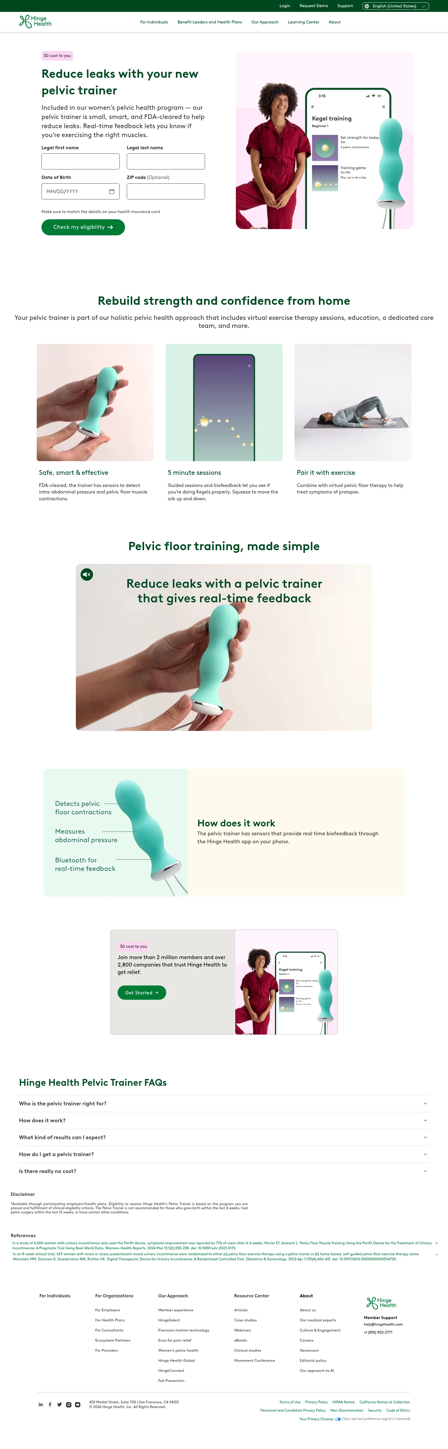 hingehealth.com/acquisition/pm-pelvic-trainer on desktop