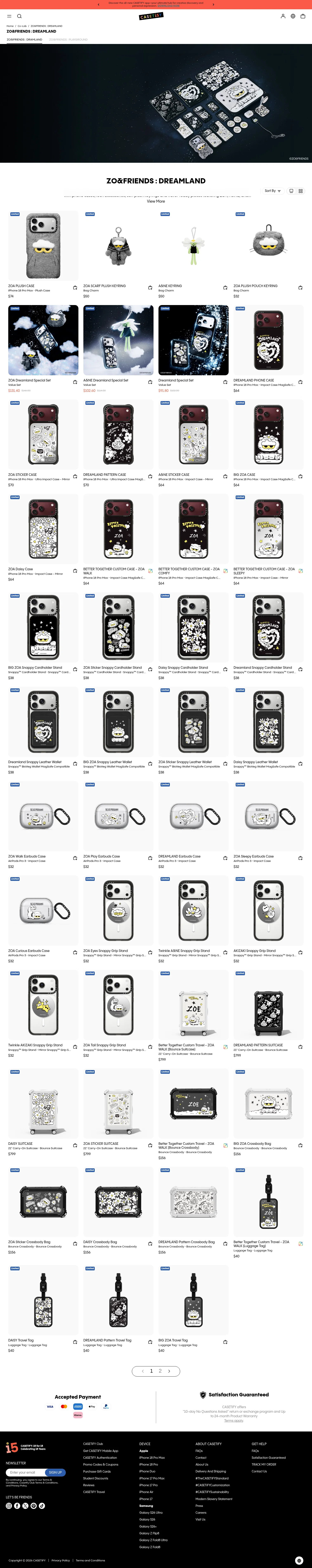 CASETiFY landing page