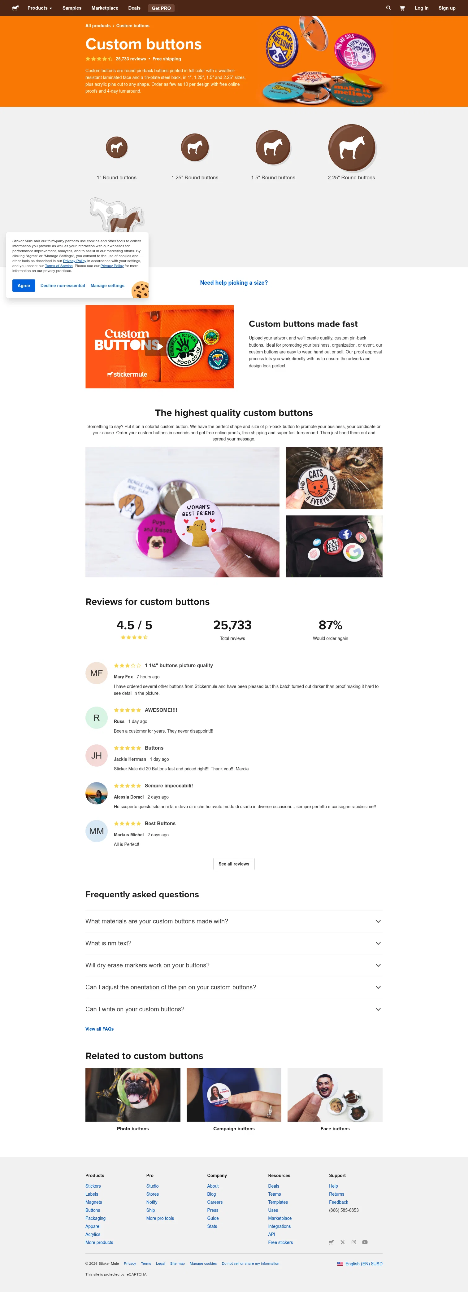 stickermule.com/custom-buttons on desktop
