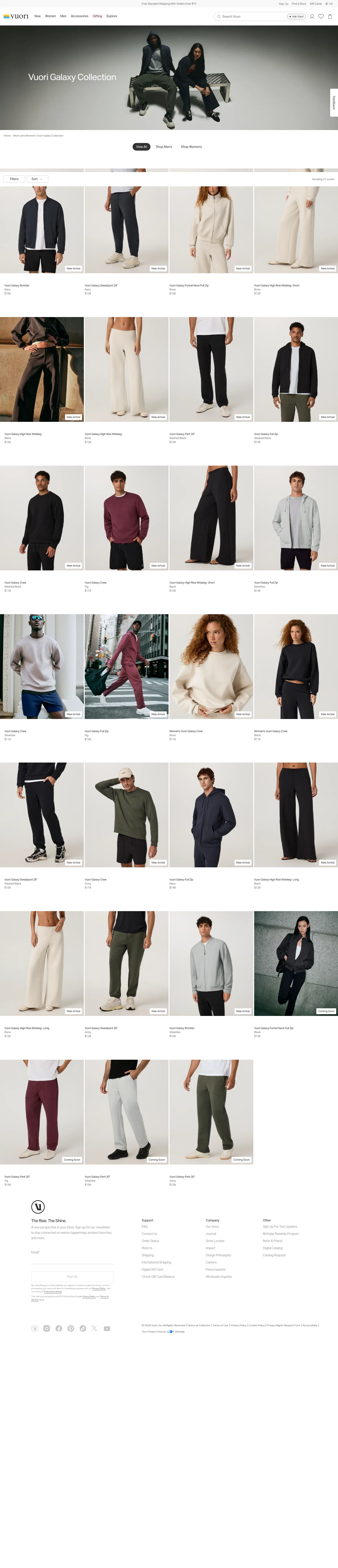 vuoriclothing.com/collections/mens-and-womens-galaxy-collection on desktop