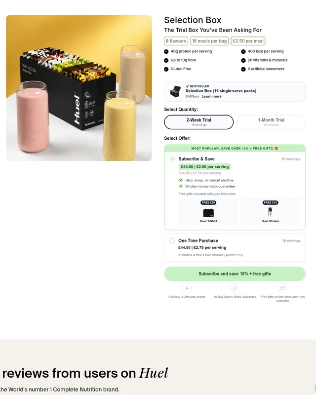 Huel offer