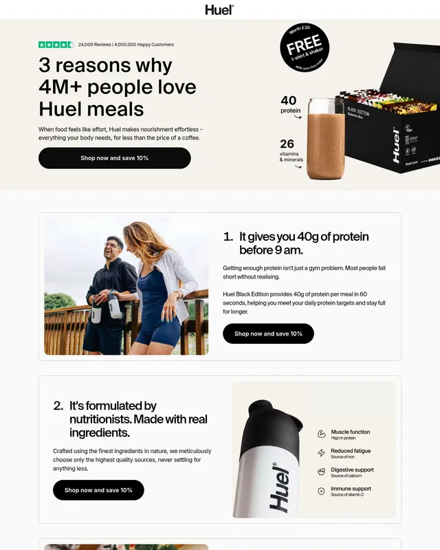 Huel listicle