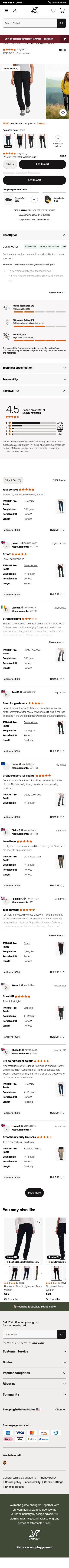 revolutionrace.com/women/pants/outdoor-hiking-pants/rvrc-gp-pro-pants-women on mobile
