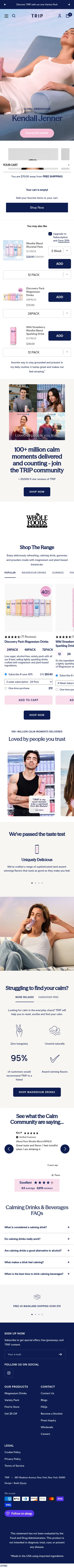 try.drink-trip.com/alcohol-alternative-variety-pack on mobile
