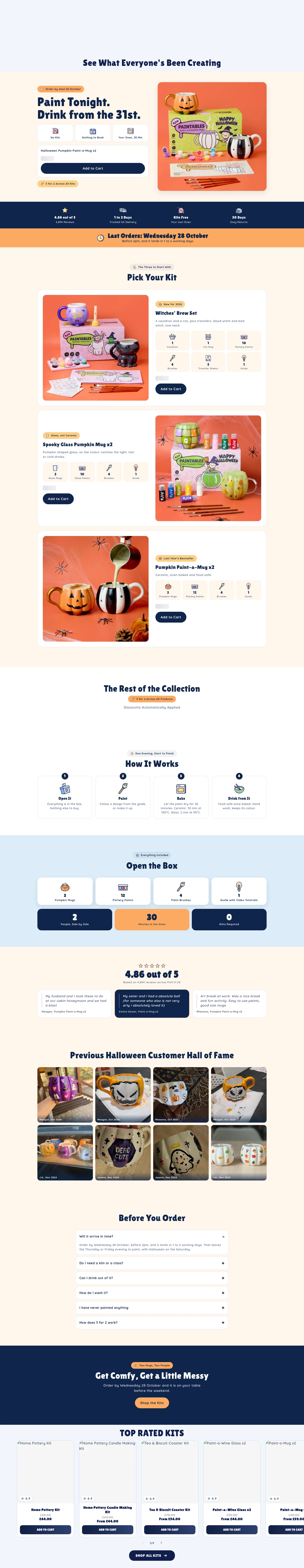 Pott'd landing page