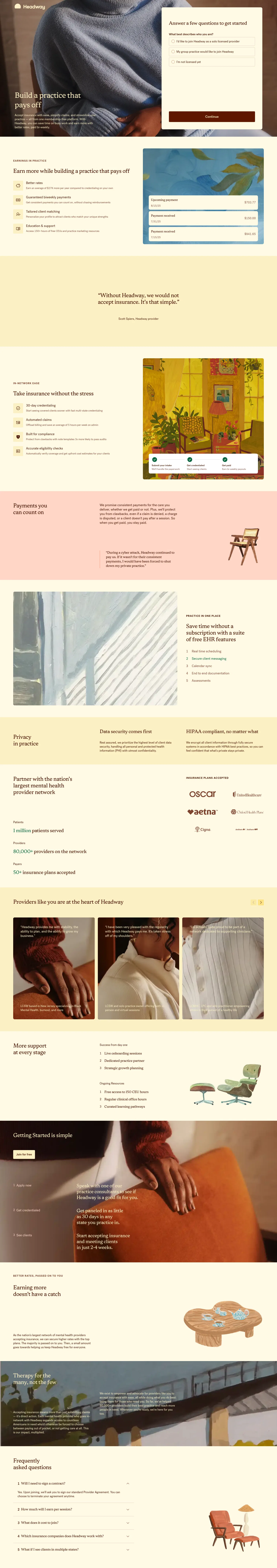 join.headway.co/providers/fb on desktop, full screenshot