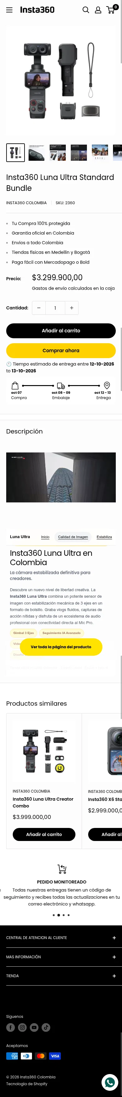 insta360.com.co/products/insta360-luna-ultra on mobile