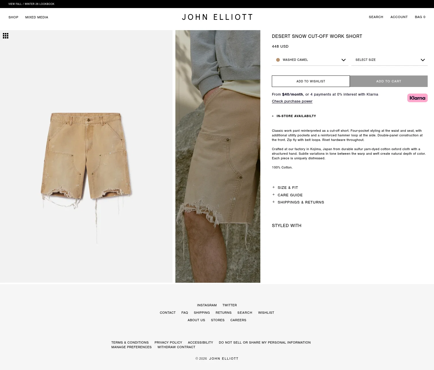 JOHN ELLIOTT landing page
