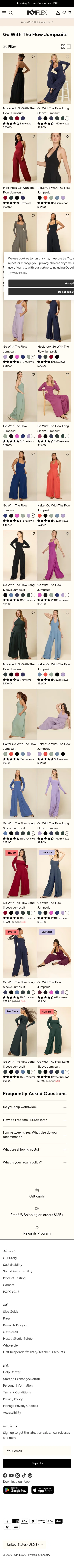 popflexactive.com/collections/go-with-the-flow-jumpsuits on mobile