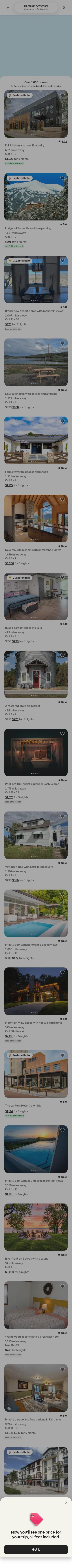 airbnb.com/s/homes on mobile