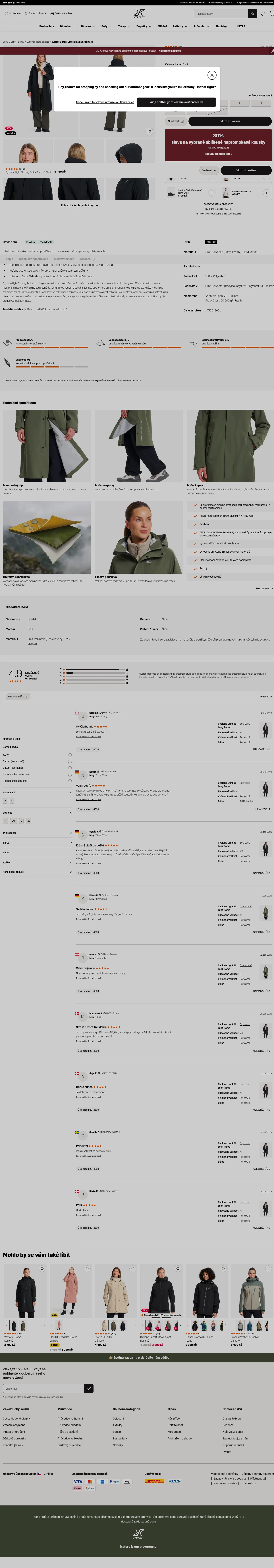 revolutionrace.cz/%C5%BEeny/bundy/svrchn%C3%AD-bundy/cyclone-light-3l-long-parka-women on desktop