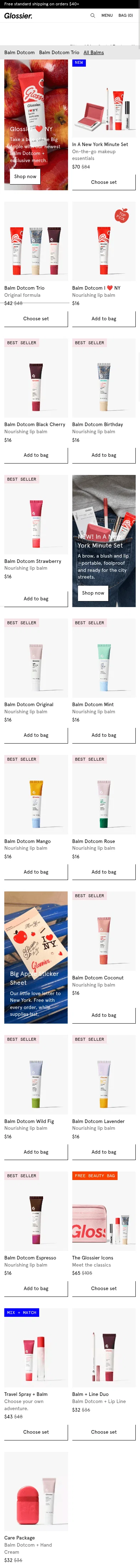 uk.glossier.com/collections/balms on mobile