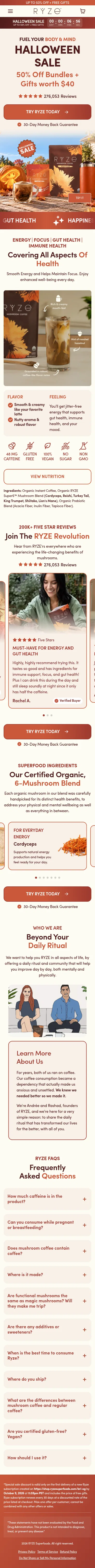 shop.ryzesuperfoods.com/bri-og on mobile, full screenshot